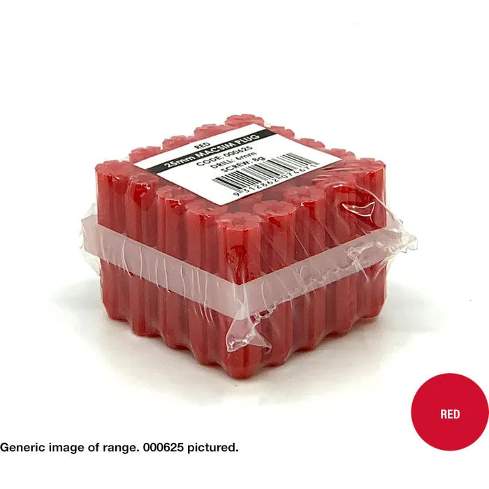 Macsim Wallplugs (25pc Frame Packs) - Various Sizes and Quantities