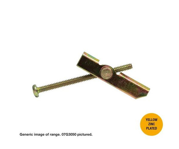 Gravity Toggle Zinc Round Head - Box of 100