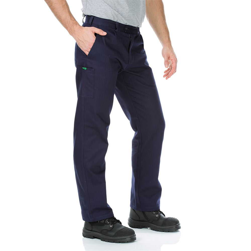 Cotton Drill Regular Weight Work Navy Pants - Various Sizes