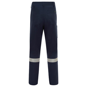 Cotton Drill Regular Weight Taped Navy Work Pants - Various Sizes