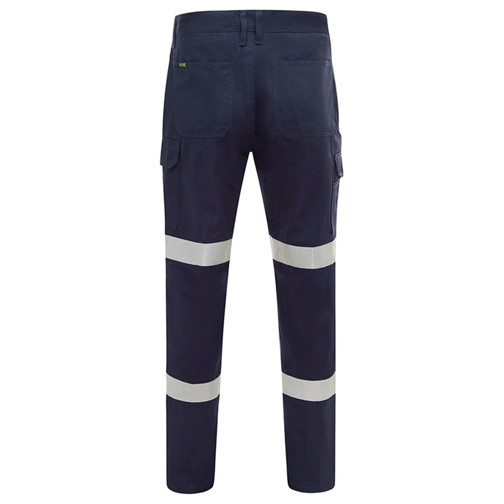 Cotton Drill Biomotion Taped Navy Midweight Cargo Pants - Various Sizes