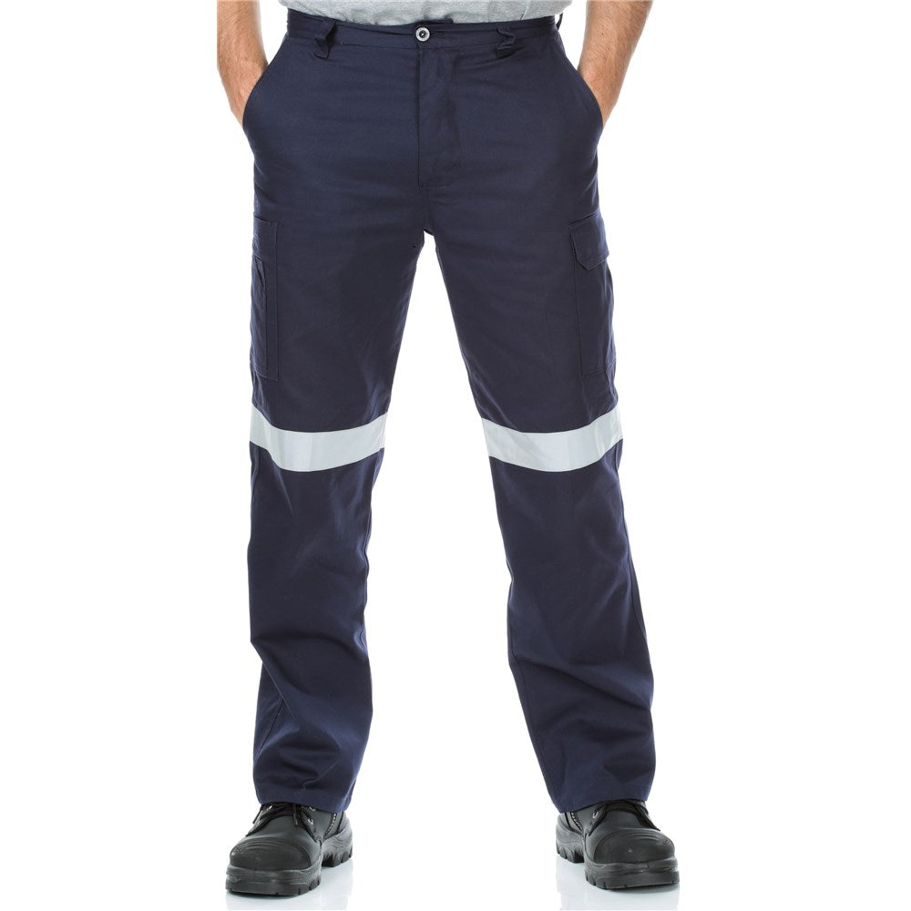 Cotton Drill Taped Midweight Cargo Pants - 2 Colour Options in Various Sizes