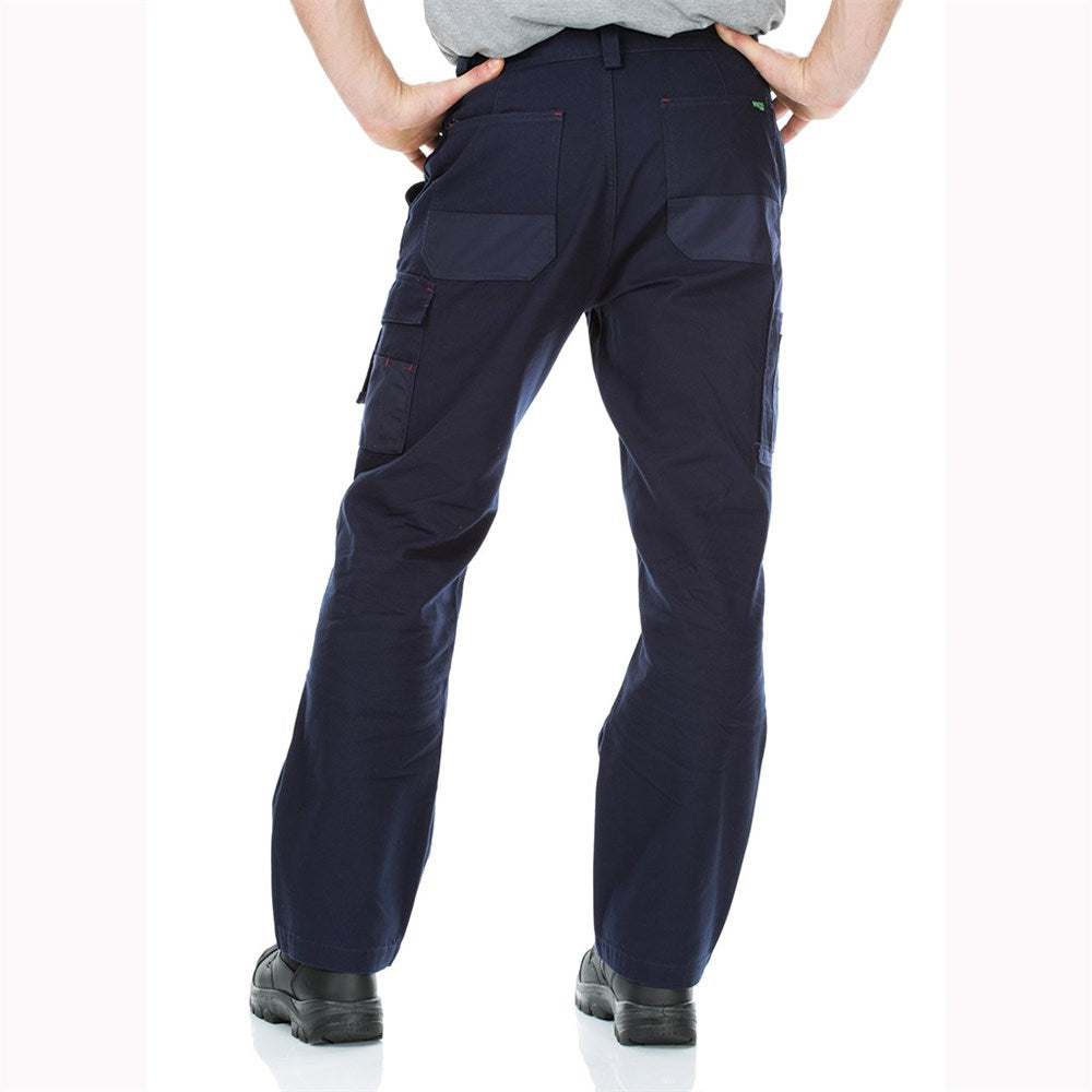 Active Utility Duck Weave Canvas Cordura Navy Pants - Various Sizes
