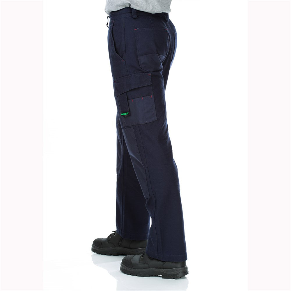 Active Utility Duck Weave Canvas Cordura Navy Pants - Various Sizes