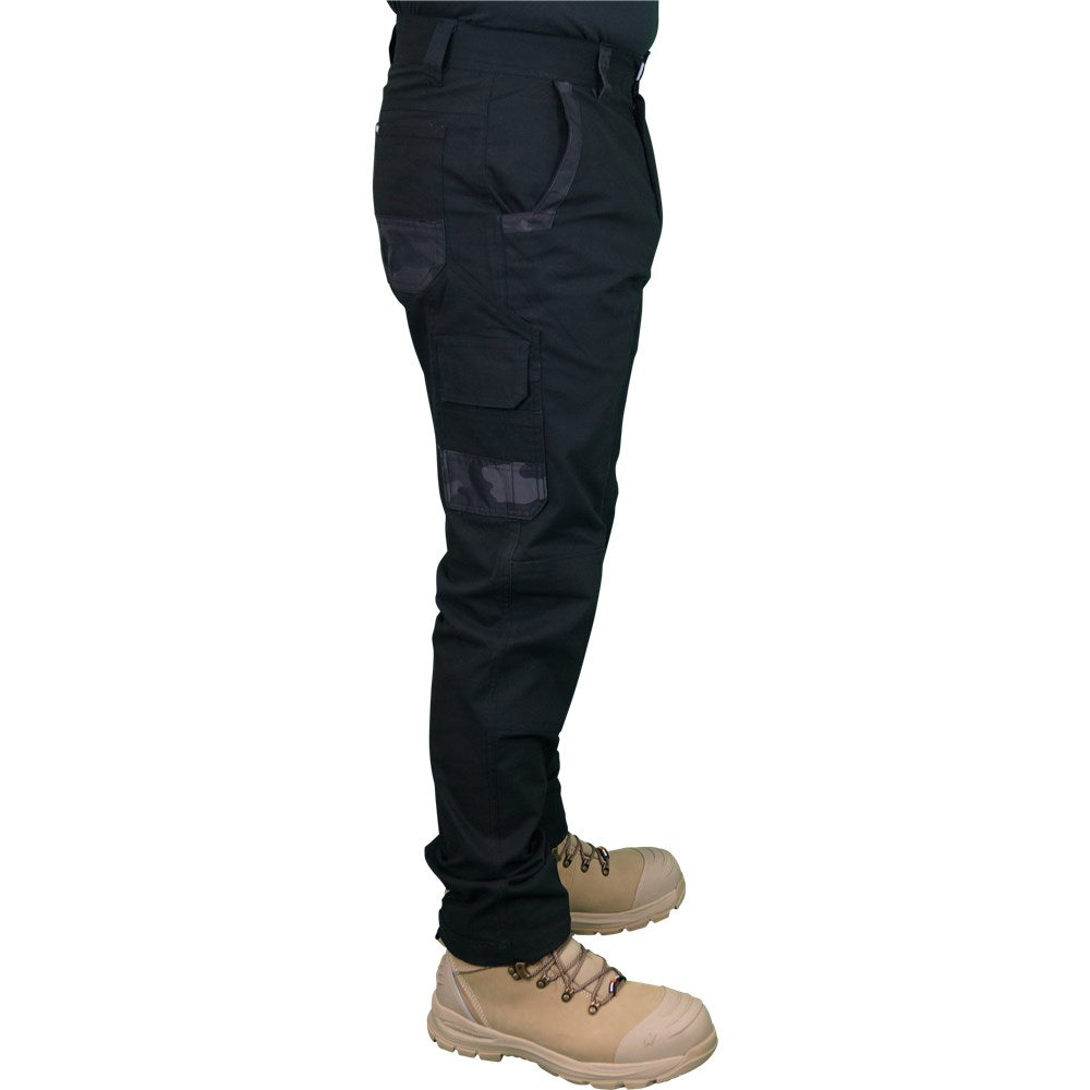 Decoy Canvas Modern Fit Stretch Cargo Pants - 3 Colour Options in Various Sizes