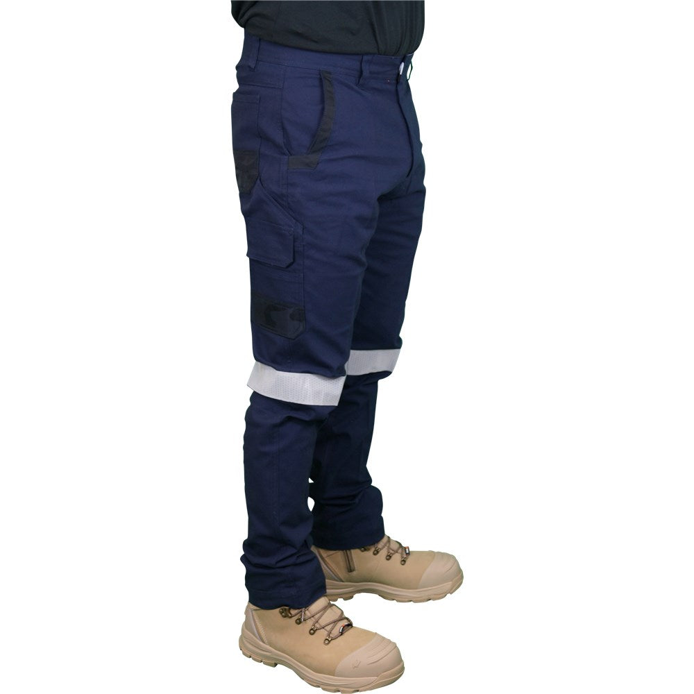 Decoy Canvas Modern Fit Stretch Taped Cargo Pants - in Various Sizes