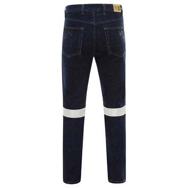 Classic Fit Dark Denim Stretch Taped Jeans - Various Sizes