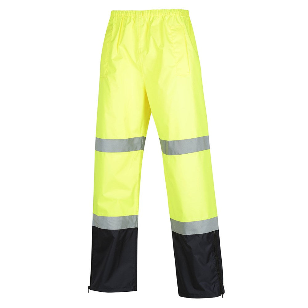 Hi Vis Taped Wet Weather Rain Pants - 2 Colour Options in Various Sizes