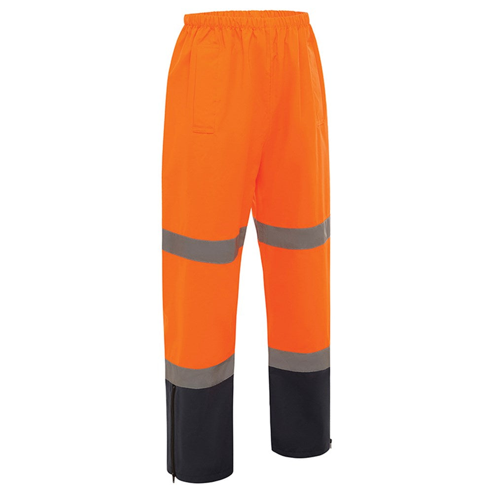 Hi Vis Taped Wet Weather Rain Pants - 2 Colour Options in Various Sizes