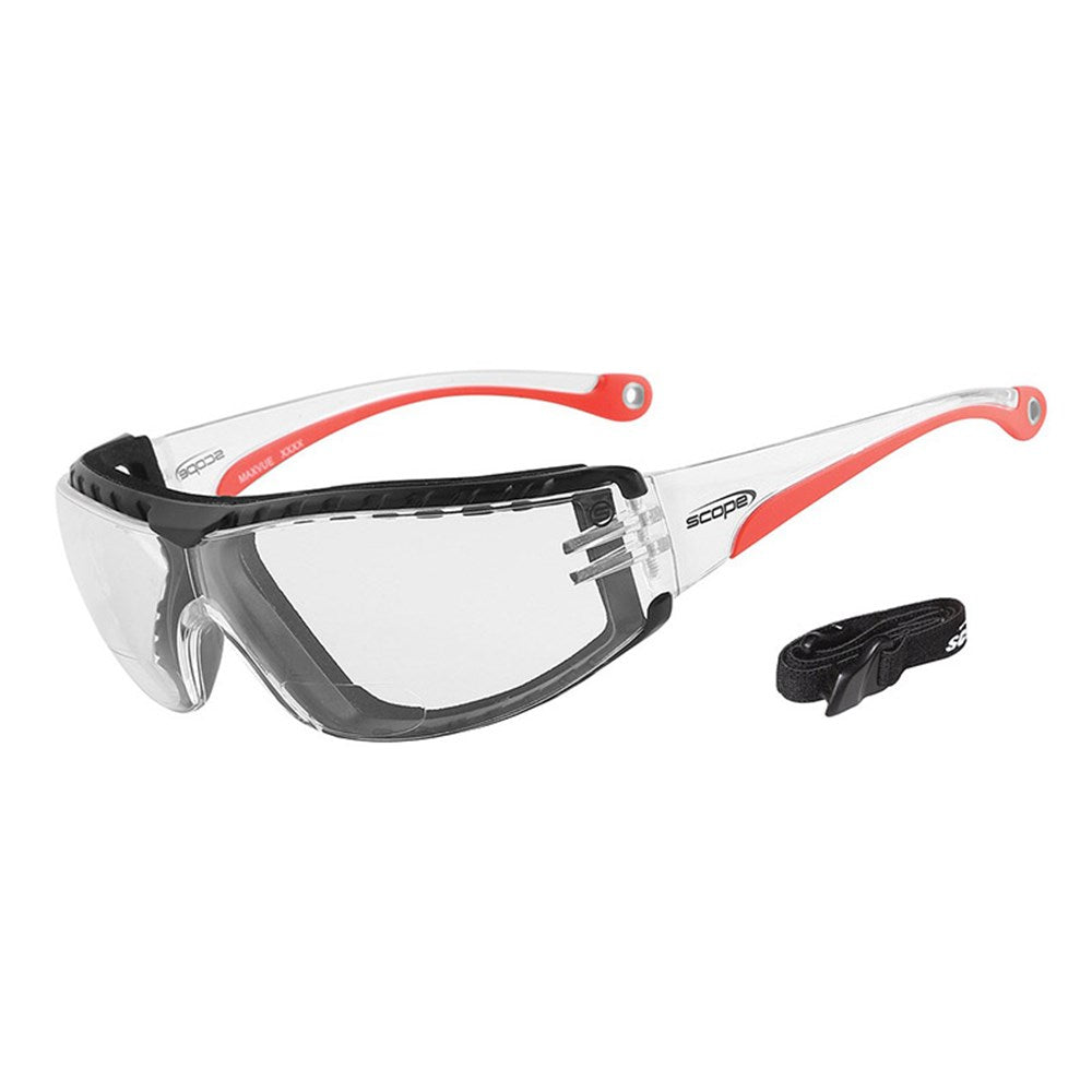 Scope Super Maxvue Titanium AF/AS Safety Glasses - 2 Lens Colour Options in Various Diopter