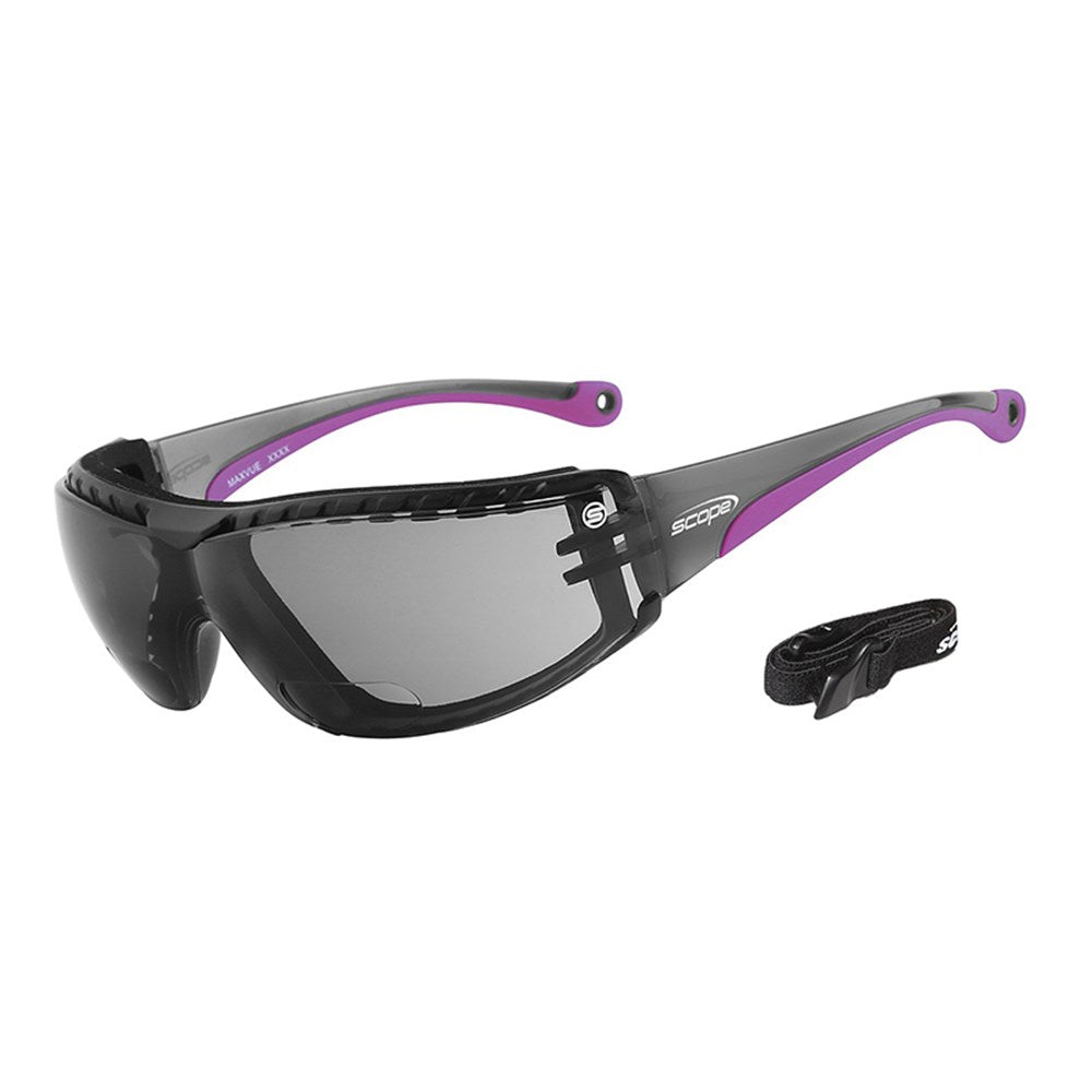 Scope Super Maxvue Titanium AF/AS Safety Glasses - 2 Lens Colour Options in Various Diopter