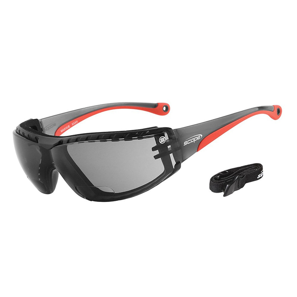 Scope Super Maxvue Titanium AF/AS Safety Glasses - 2 Lens Colour Options in Various Diopter
