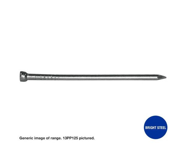 Panel Pins Bright Steel - Various Diameter x Lengths and Box Quantities