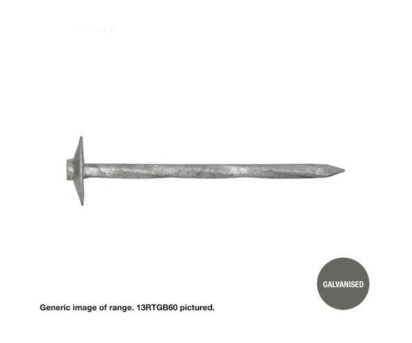 Roofing Nails Galvanised Twisted Shank 3.75mm x 60mm - Various Box Quantities