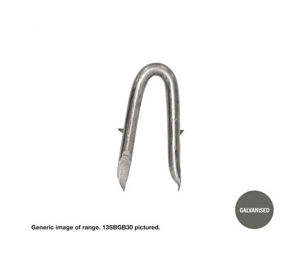 Macsim Barbed Staples Galvanised - Various Sizes and Quantities