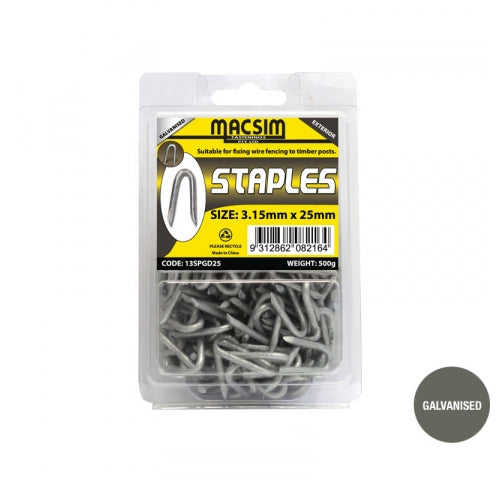 Galvanised Plain Staples