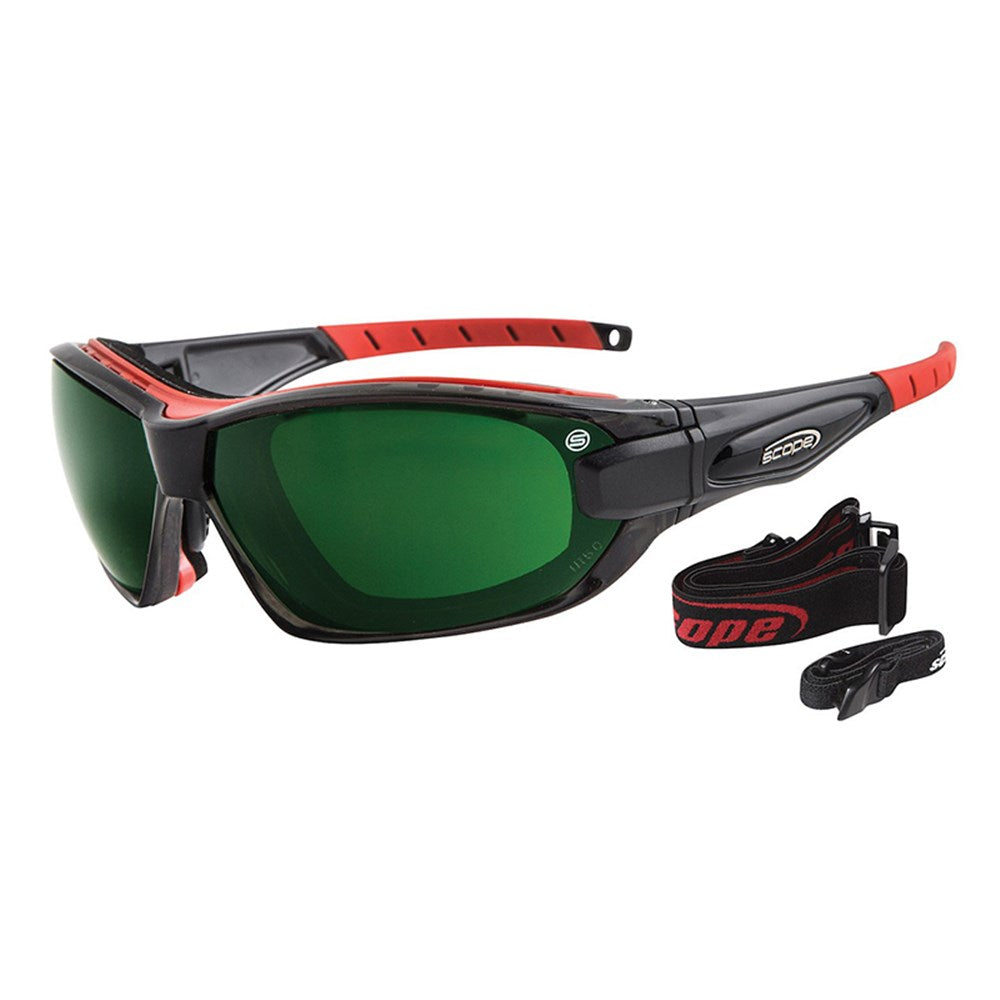 Scope Genisys Safety Glasses Plus Black Frame - 4 Lens Colour Options