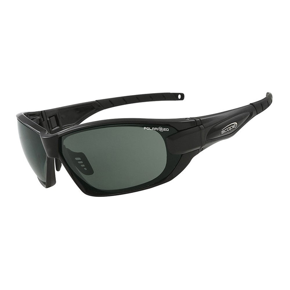 Scope Genisys Black Gloss Frame Safety Glasses - Various Lens Colour Options