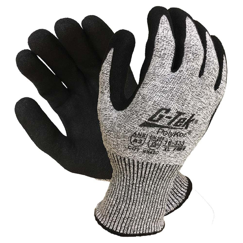 G-Tek Polykor Cut C Gloves - 12 Pairs in 5 Size Options