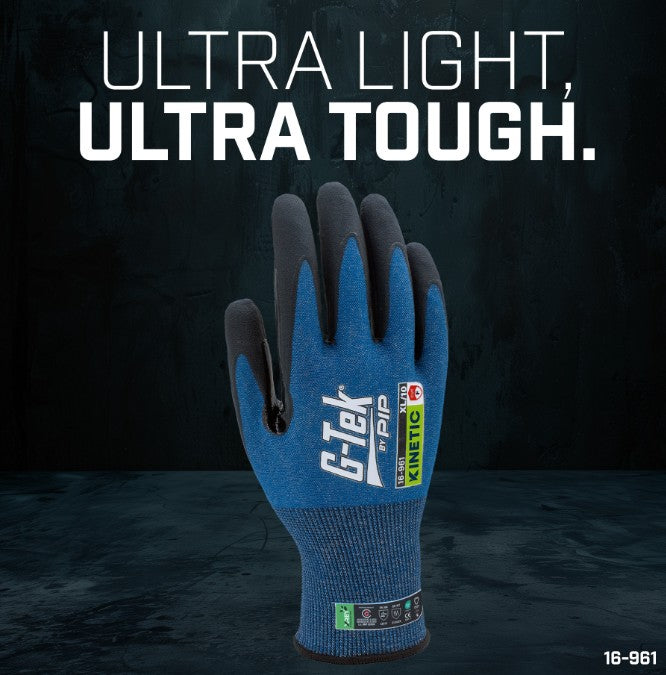 G-Tek Kinetic 21G Cut F Gloves - 12 pairs in 6 size options