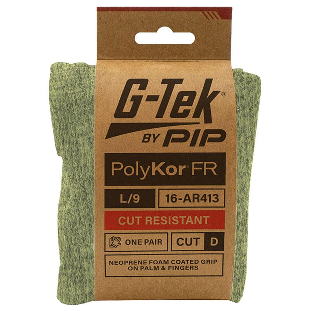 G-Tek PolyKor ARAMID 13G Cut D ARC/FR Gloves - 1, 6 or 12 Pairs in 6 Size Options