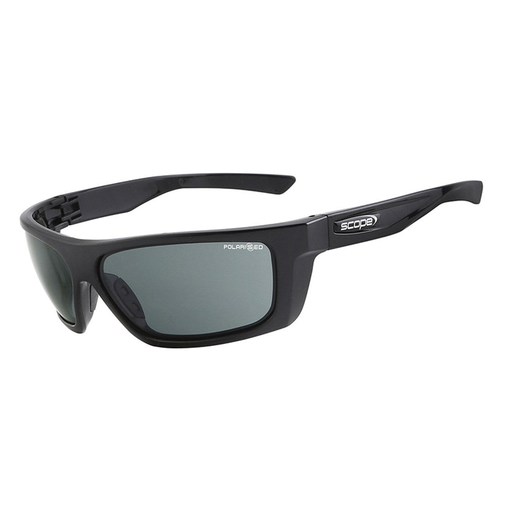 Scope Flash Jet Black Frame Safety Glasses - 6 Lens Colour Options