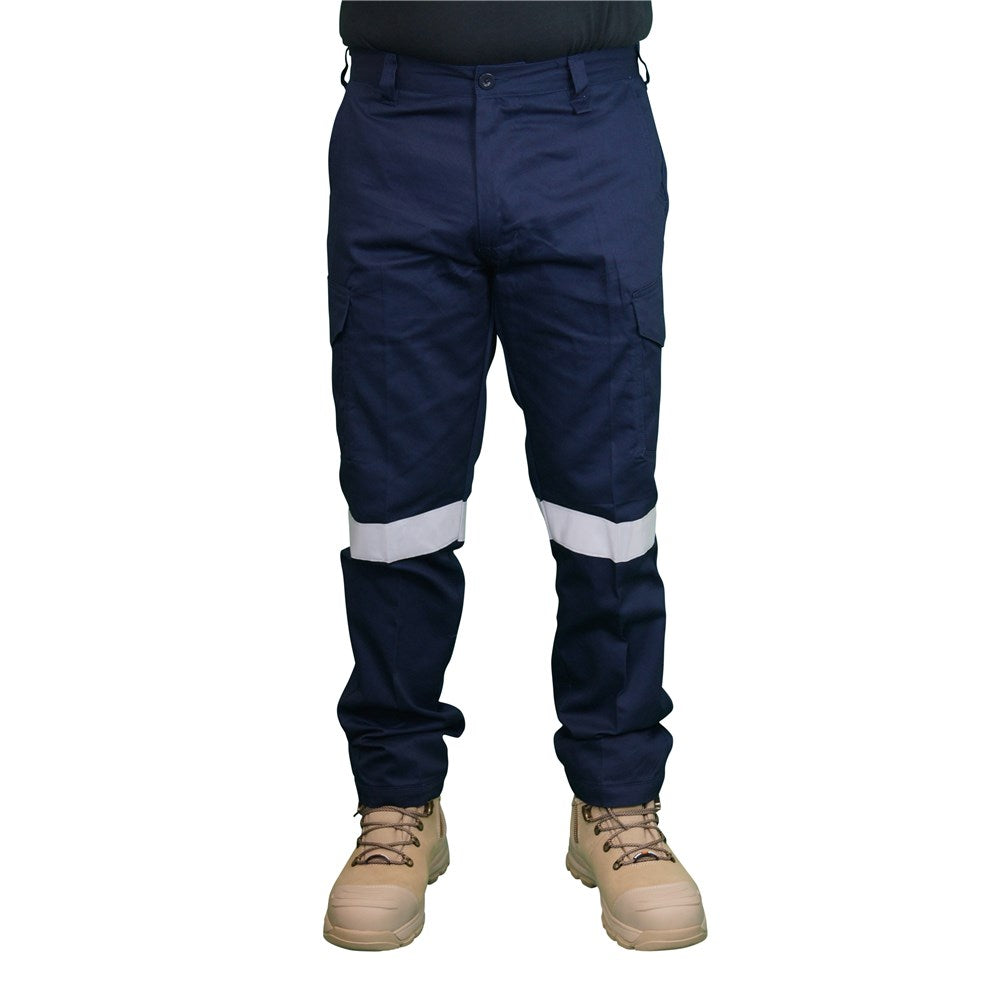 Armadura Cut Protection Modern Fit Taped Navy Blue Cargo Pants - Various Sizes