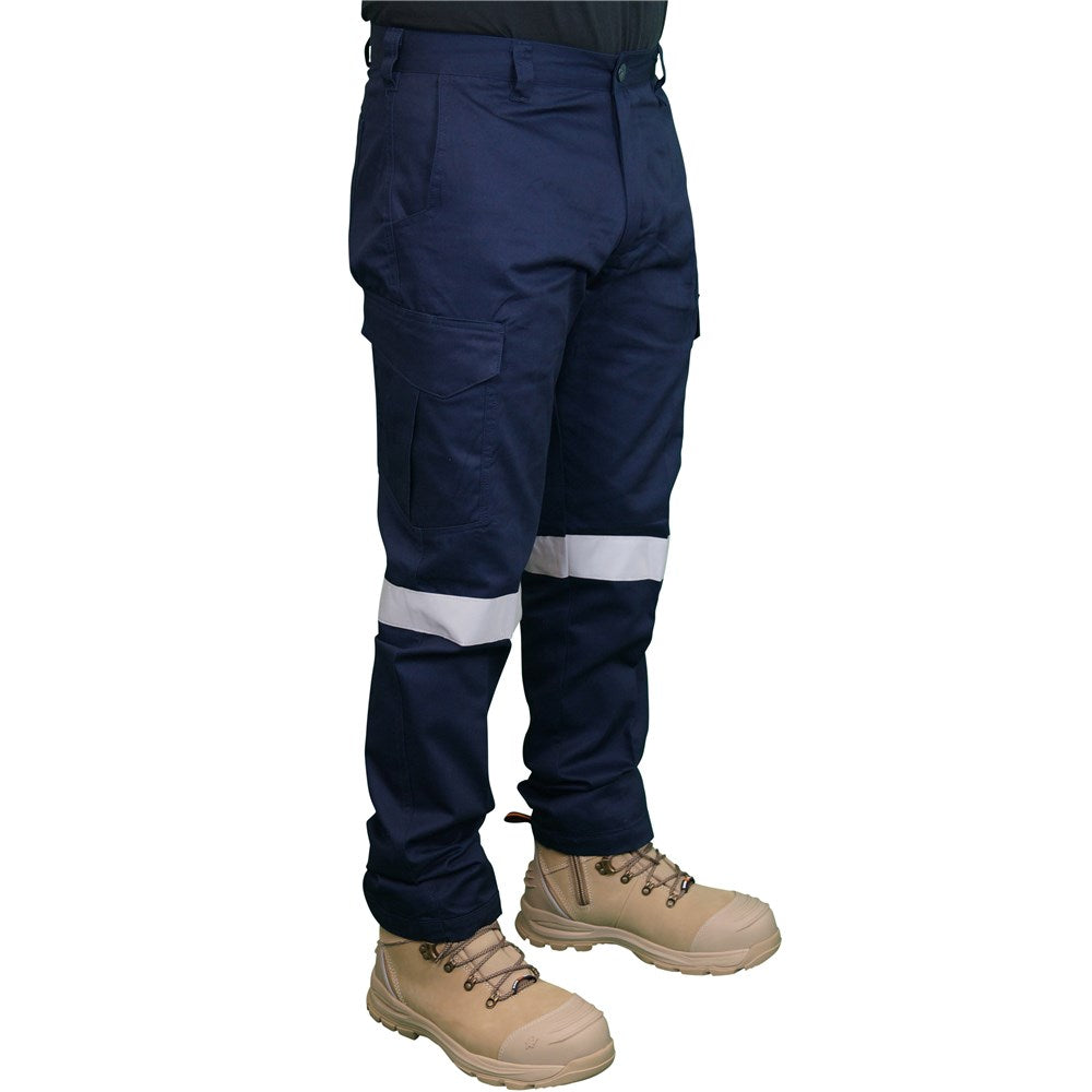 Armadura Cut Protection Modern Fit Taped Navy Blue Cargo Pants - Various Sizes