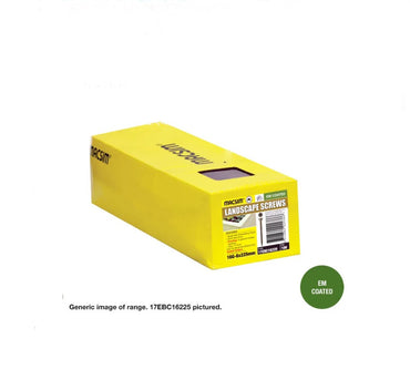Macsim Type 17 Landscape Batten Screw (Hex Drive) EM Coated - Box of 100 - Two Sizes Available