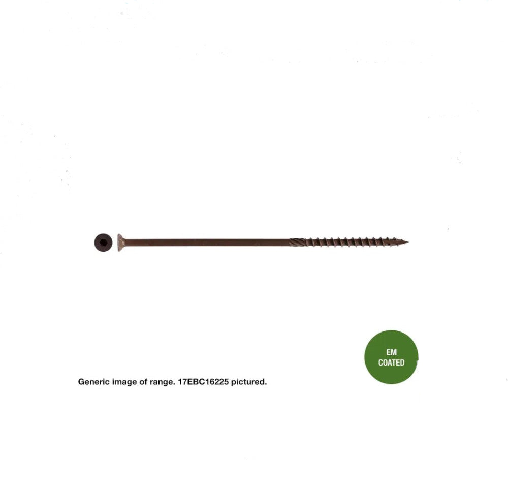 Macsim Type 17 Landscape Batten Screw (Hex Drive) EM Coated - Box of 100 - Two Sizes Available