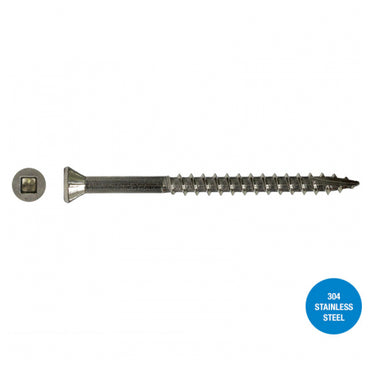 Macsim Type 17 TRIM Head Decking Square Drive 304 Stainless Steel screws - gauge x length x box quantity