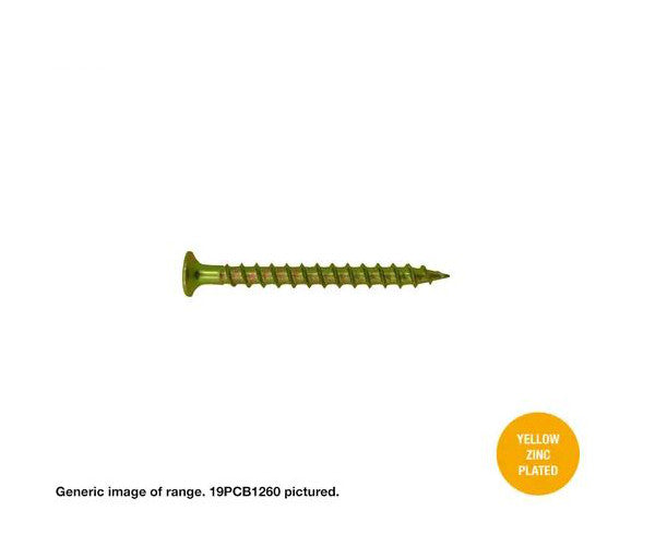 Macsim Porous Material Screws Yellow Zinc Plated - Button Head or Countersunk