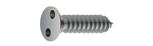 TWO HOLE COUNTERSUNK HEAD SELF TAPPER