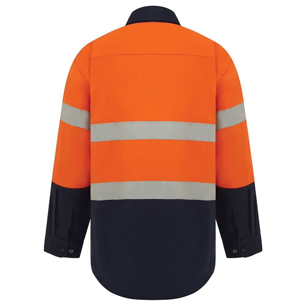 Hi Vis 2 Tone Regular Weight Taped Shirt - 3 Colour Options in Various Sizes
