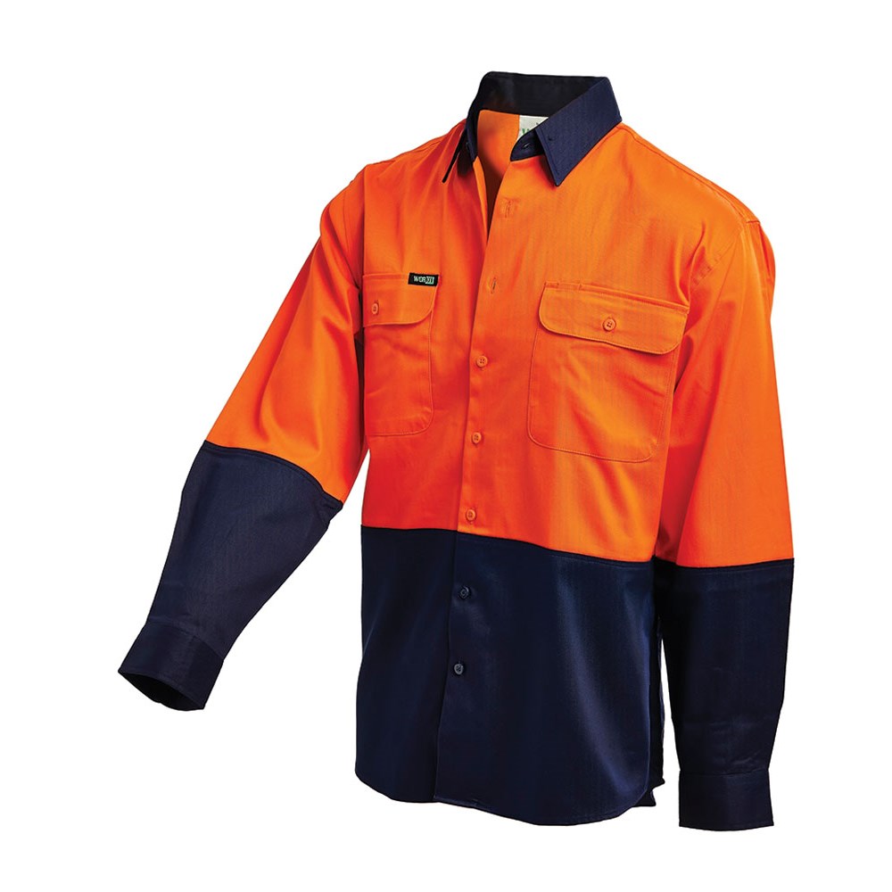 Hi Vis 2 Tone Regular Weight Shirt - 3 Colour Options in Various Sizes