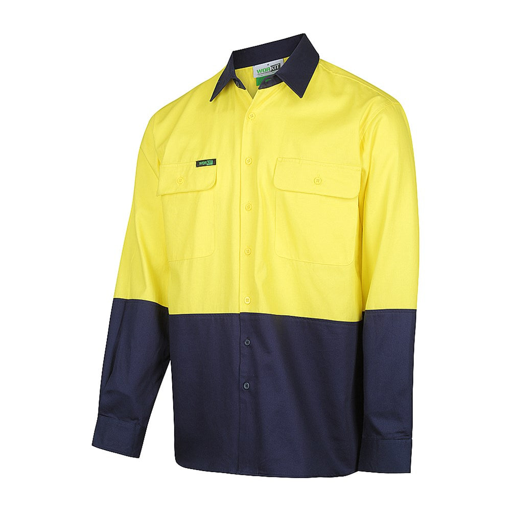 Hi Vis 2 Tone Regular Weight Shirt - 3 Colour Options in Various Sizes