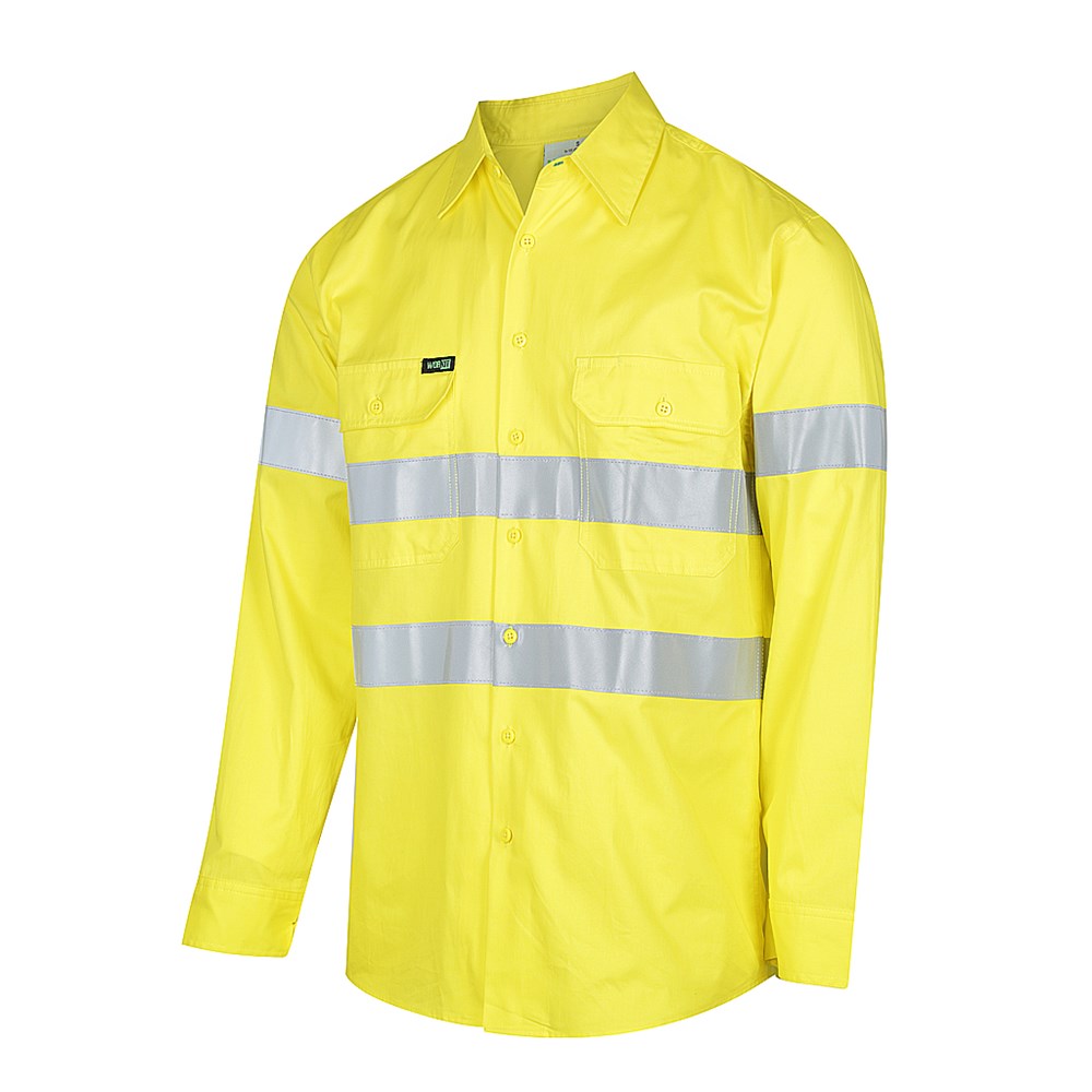 Hi Vis Lightweight Long Sleeve Taped Shirt - Various Colours and Sizes