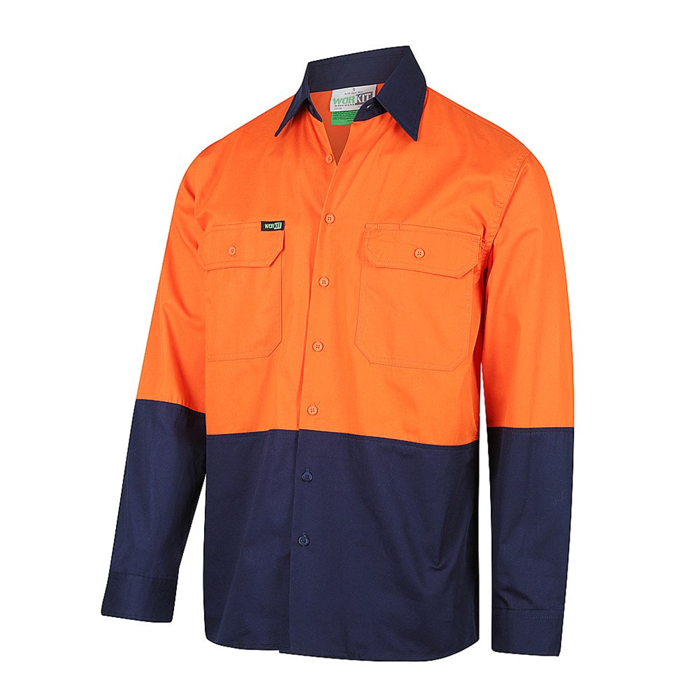 Hi Vis Lightweight Adjustable Cuff Shirt - 3 Colour Options Various Sizes
