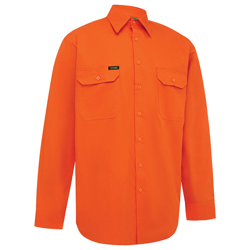 Hi Vis Lightweight Adjustable Cuff Shirt - 3 Colour Options Various Sizes