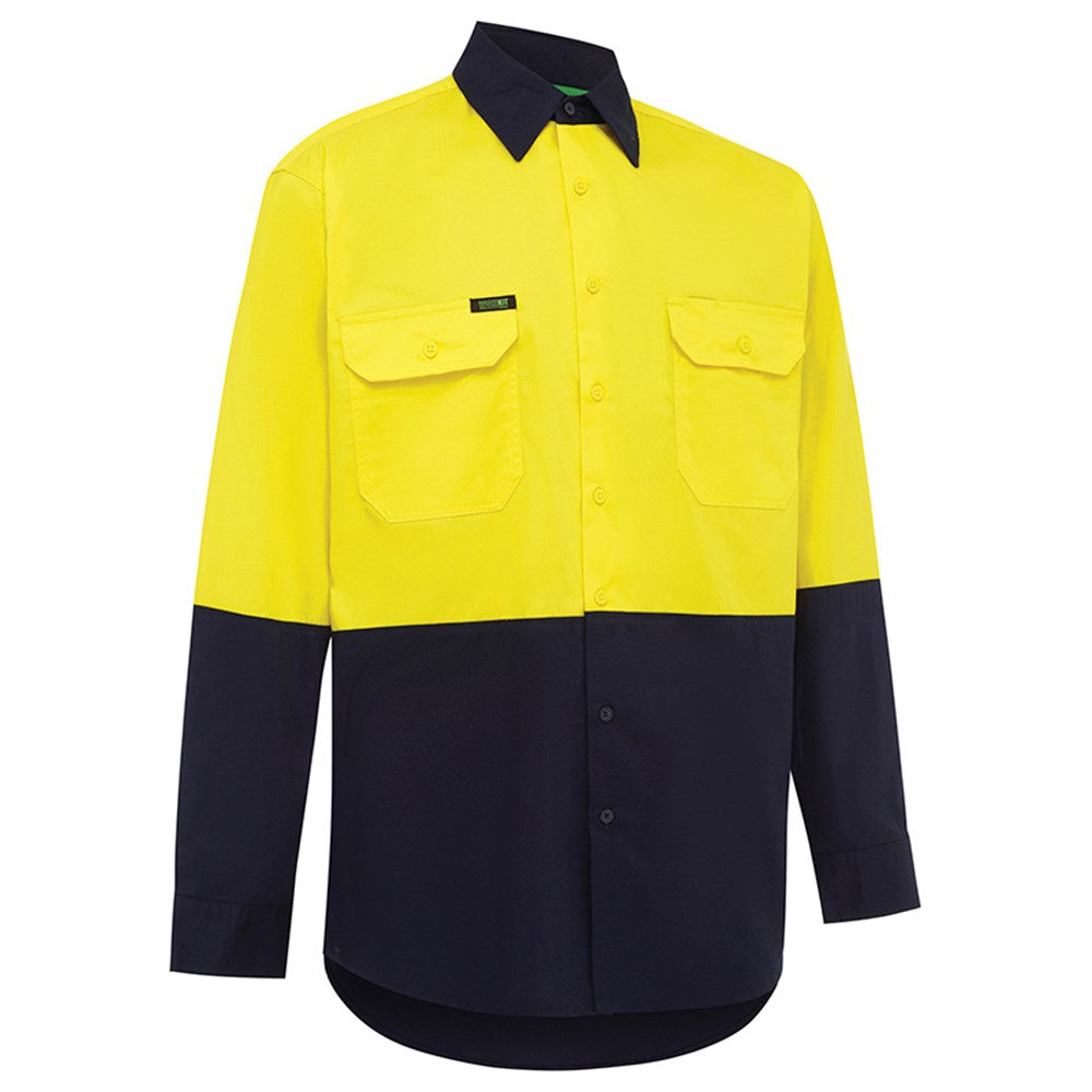 Hi Vis Lightweight Adjustable Cuff Shirt - 3 Colour Options Various Sizes