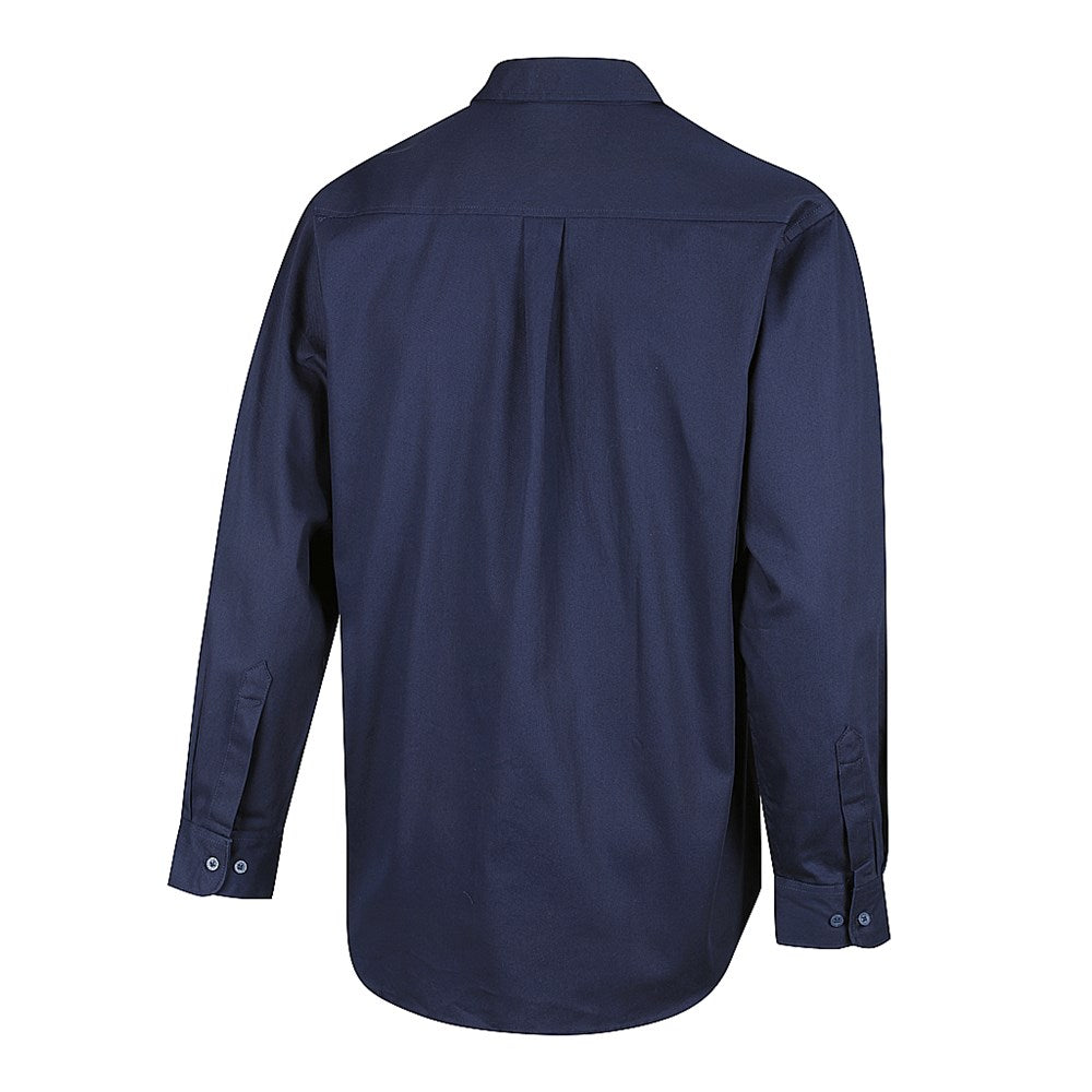 Regular Weight Long Sleeve Navy Shirt - Various Sizes