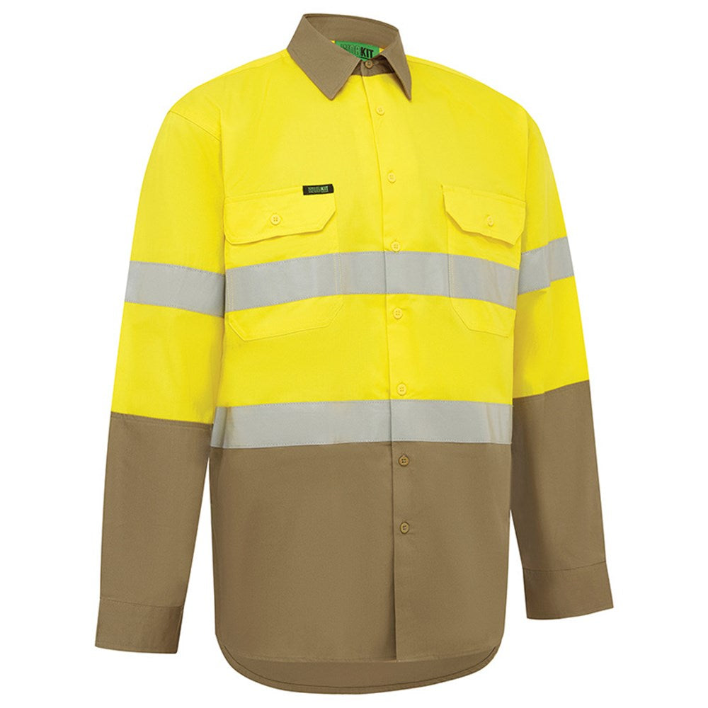 Hi Vis Lightweight Long Sleeve Taped Shirt - Various Colours and Sizes