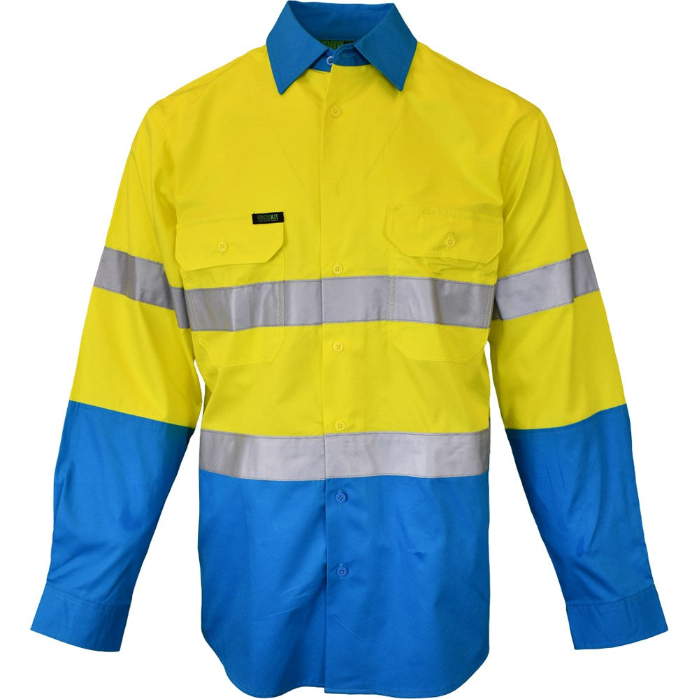Hi Vis Lightweight Long Sleeve Taped Shirt - Various Colours and Sizes