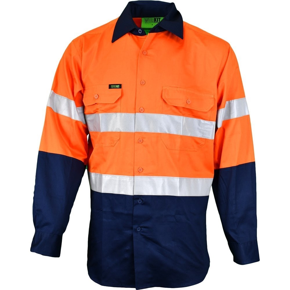 Hi Vis Lightweight Long Sleeve Taped Shirt - Various Colours and Sizes