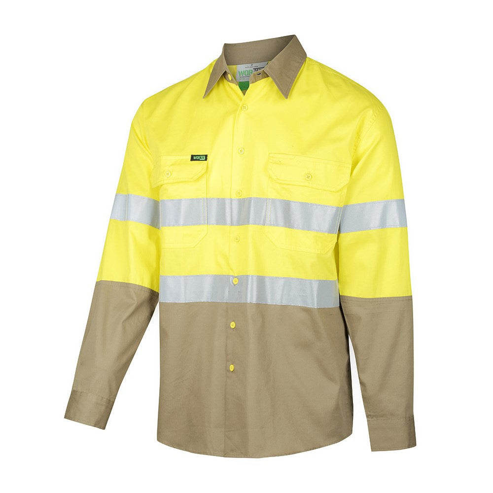 Hi Vis Lightweight Long Sleeve Taped Shirt - Various Colours and Sizes