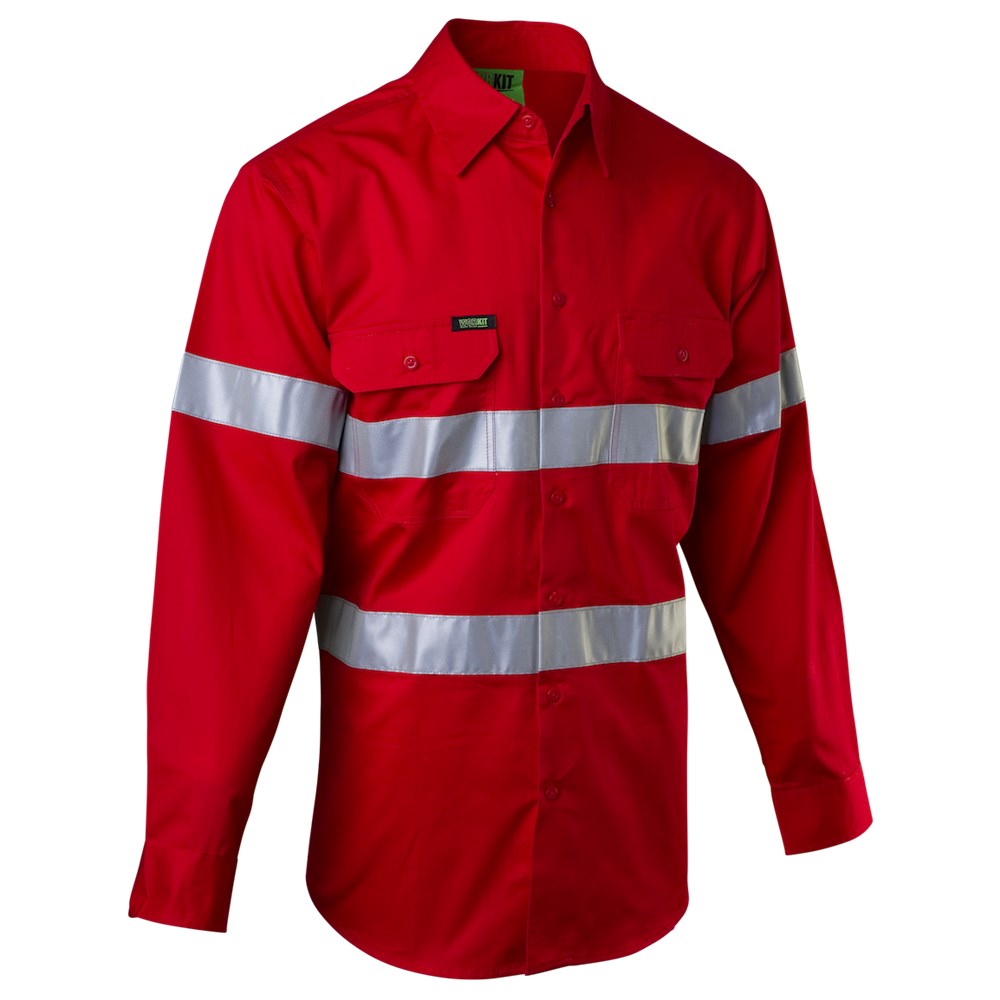 Hi Vis Lightweight Long Sleeve Taped Shirt - Various Colours and Sizes