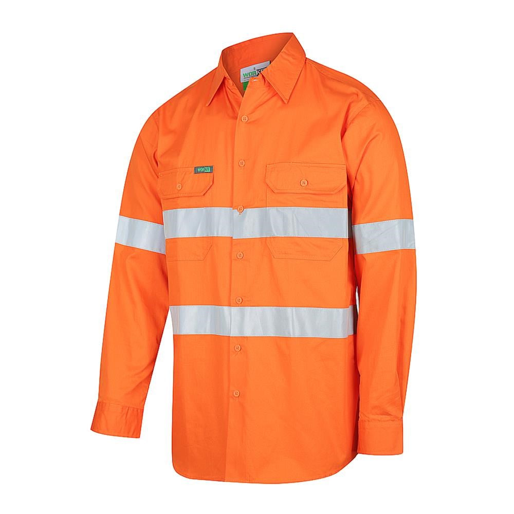 Hi Vis Lightweight Long Sleeve Taped Shirt - Various Colours and Sizes