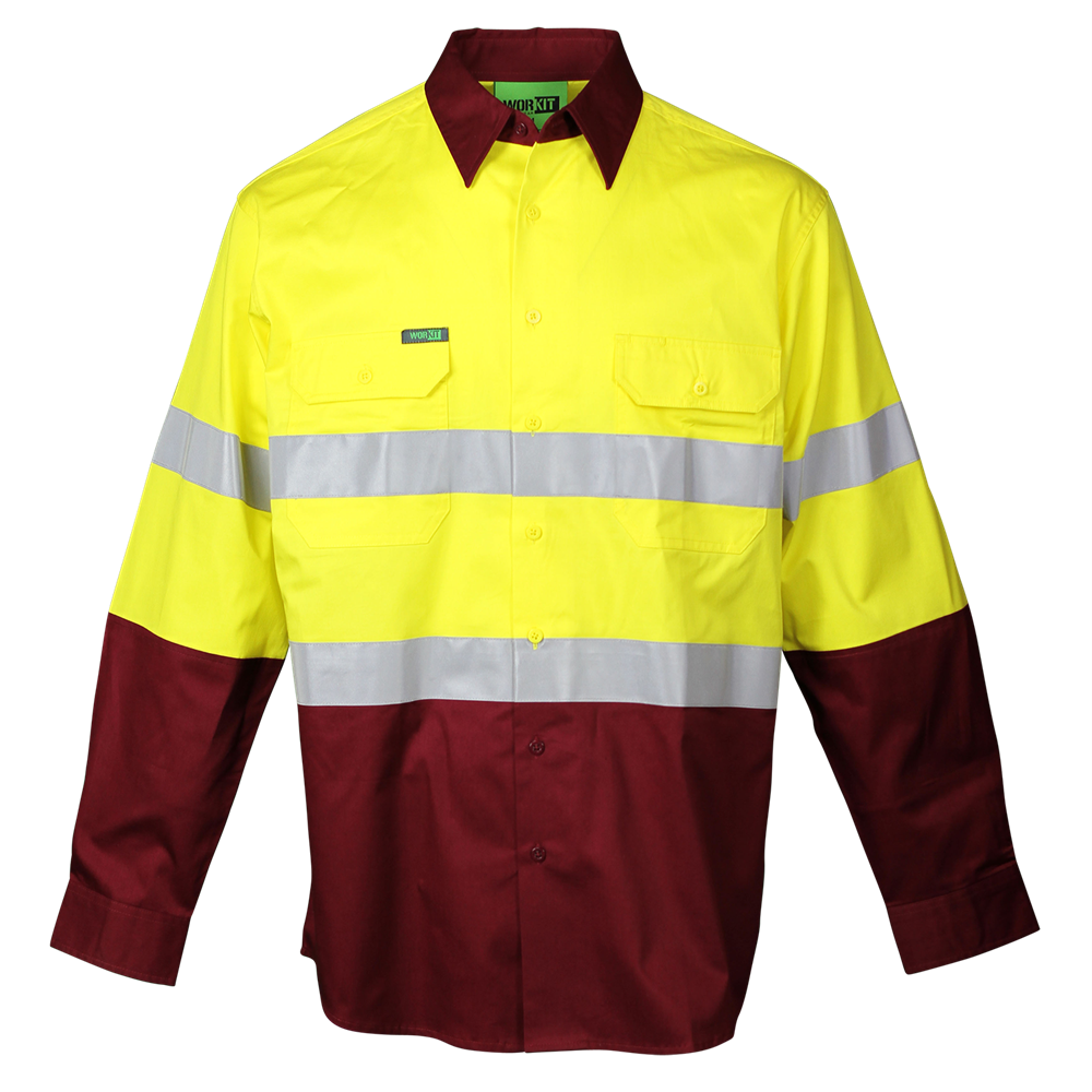 Hi Vis Lightweight Long Sleeve Taped Shirt - Various Colours and Sizes