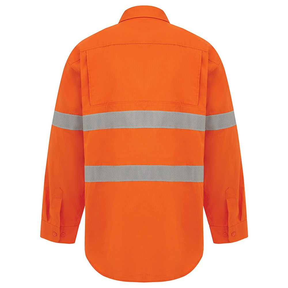 Hi Vis 2 Tone Lightweight Ripstop Breathable Taped Shirt - 3 Colour Options in Various Sizes