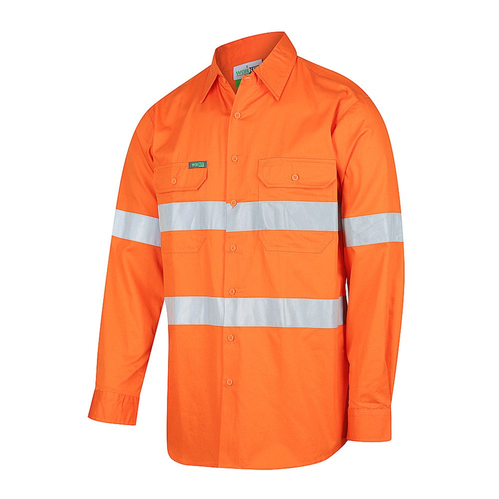 Hi-Vis 2 Tone Vented Regular Weight Taped Shirt - Various Colours and Sizes